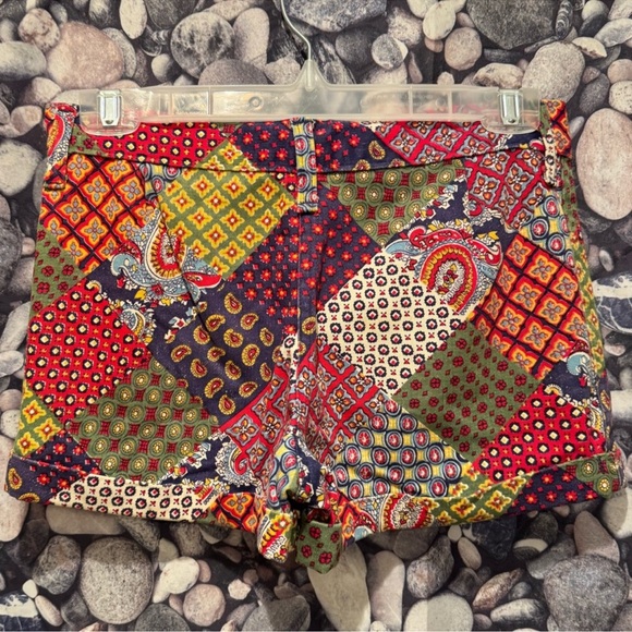 Patchwork Look Shorts - Picture 2 of 6